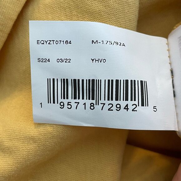 Quiksilver Moon Groove Graphic Tee Yellow Cotton Short Sleeve Crewneck M - Picture 11 of 11